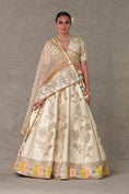 Load image into Gallery viewer, Ivory Anar-Phool Lehenga
