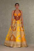 Load image into Gallery viewer, Ochre Neel-Kamal Lehenga
