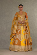 Load image into Gallery viewer, Ochre Neel-Kamal Lehenga
