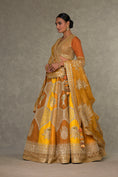 Load image into Gallery viewer, Ochre Neel-Kamal Lehenga
