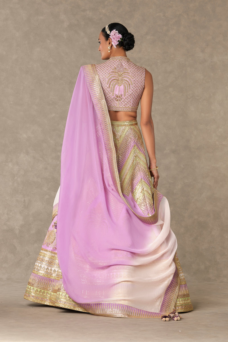 Lilac 'Anar-Phool' Lehenga Set