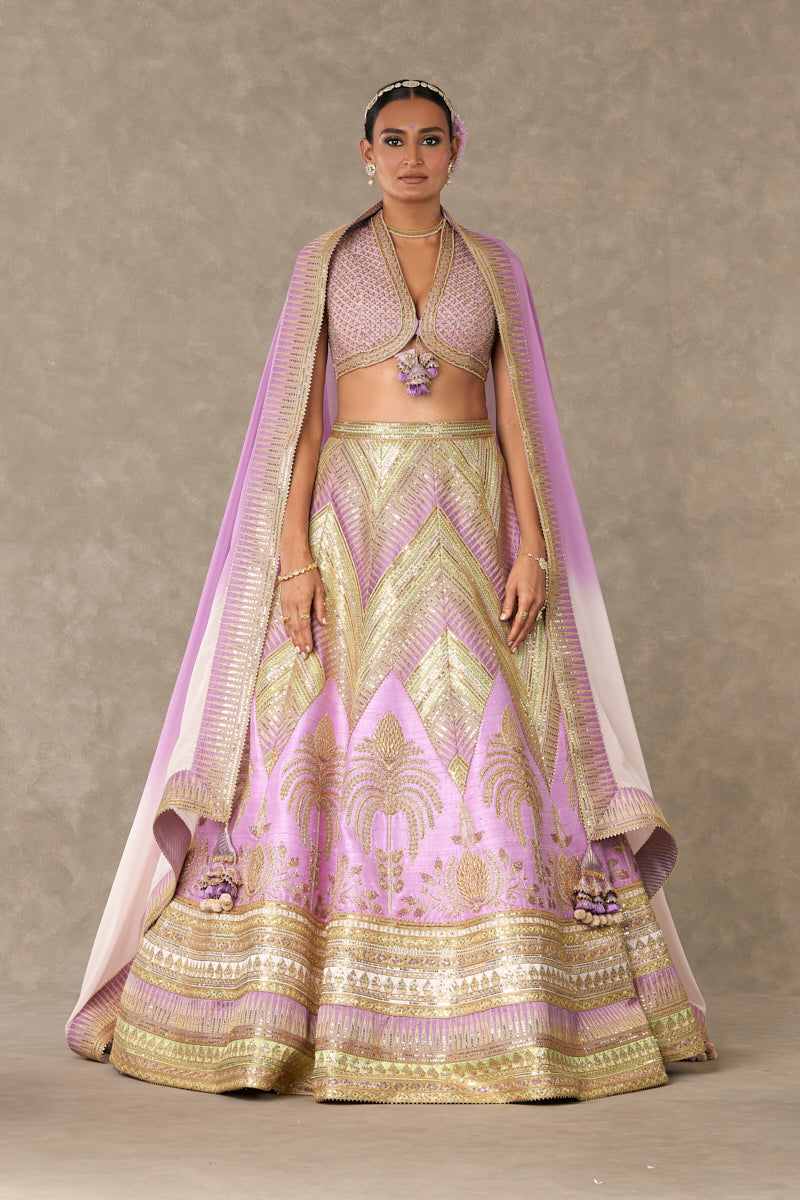 Lilac 'Anar-Phool' Lehenga Set