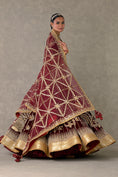 Load image into Gallery viewer, Wine 'Dil- Chidiya' Lehenga Set
