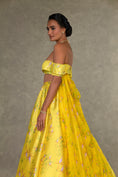 Load image into Gallery viewer, Lemon Yellow Juhi Skirt Set
