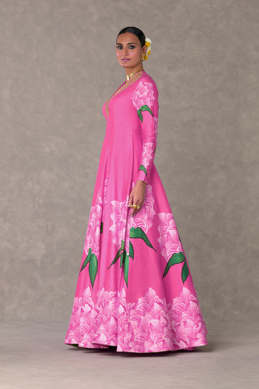 Gulaab Pink Candy Swirl Gown