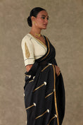 Load image into Gallery viewer, Black Tassel Gota Saree
