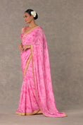 Load image into Gallery viewer, Pink Bloomerang Saree
