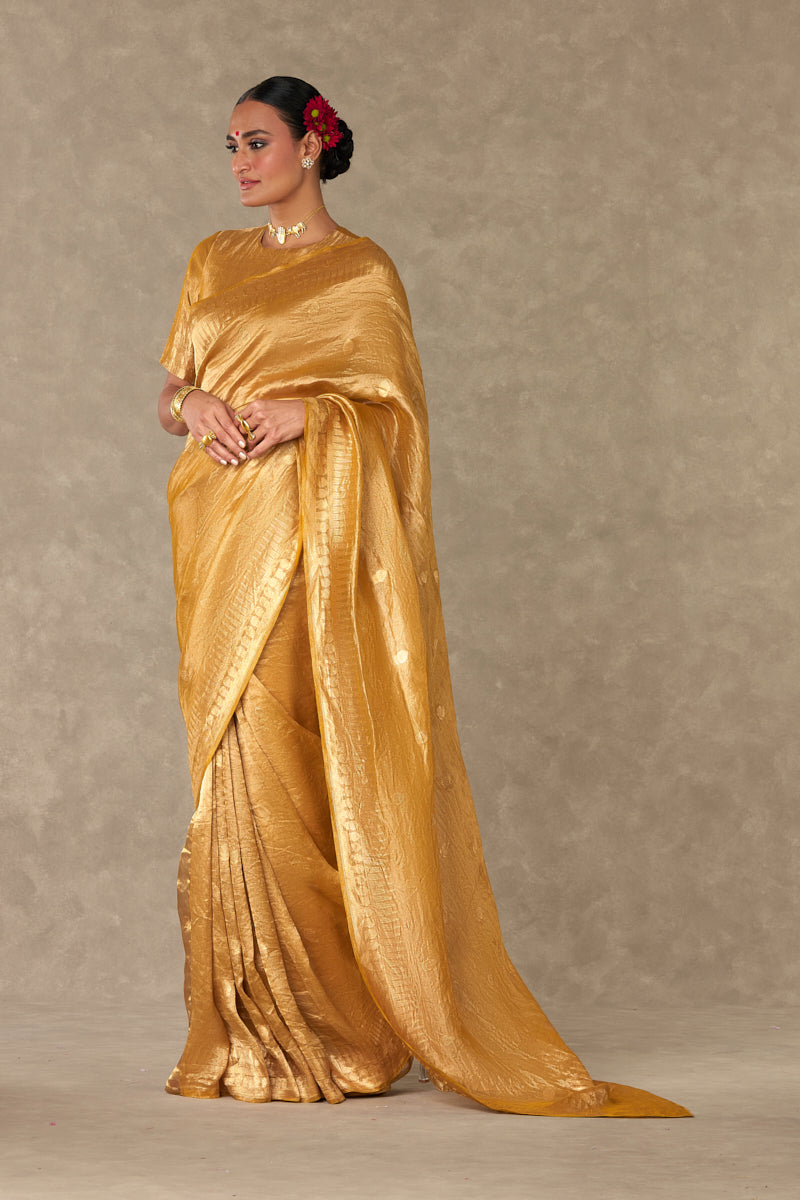 Sunehri' Tissue Saree