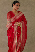 Load image into Gallery viewer, Red Haath Phool Saree
