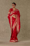 Load image into Gallery viewer, Red Haath Phool Saree
