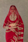 Load image into Gallery viewer, Red Son-Patti Saree
