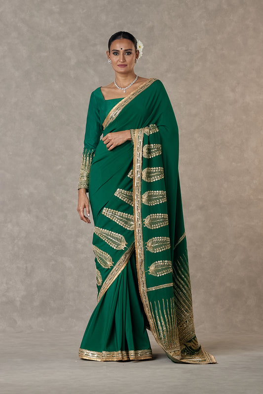 Pant Sari With A One-Shoulder Pallu