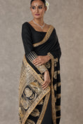 Load image into Gallery viewer, Pre-Stitched Sari With A Colar Pallu
