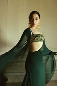 Load image into Gallery viewer, Trikone Draped Saree
