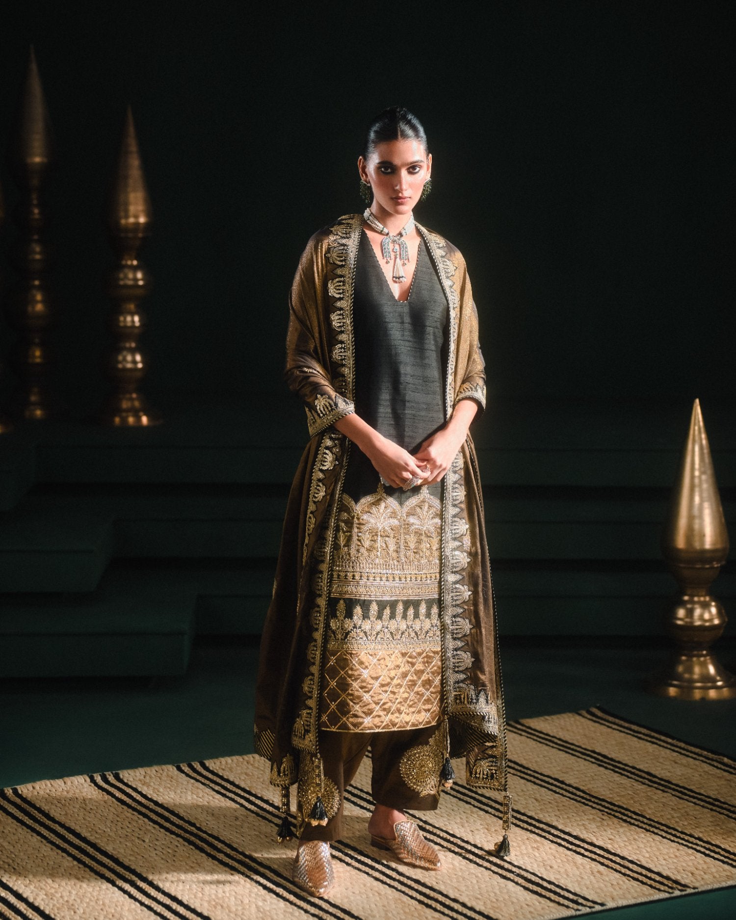 The Kala Khatta Salwar Set