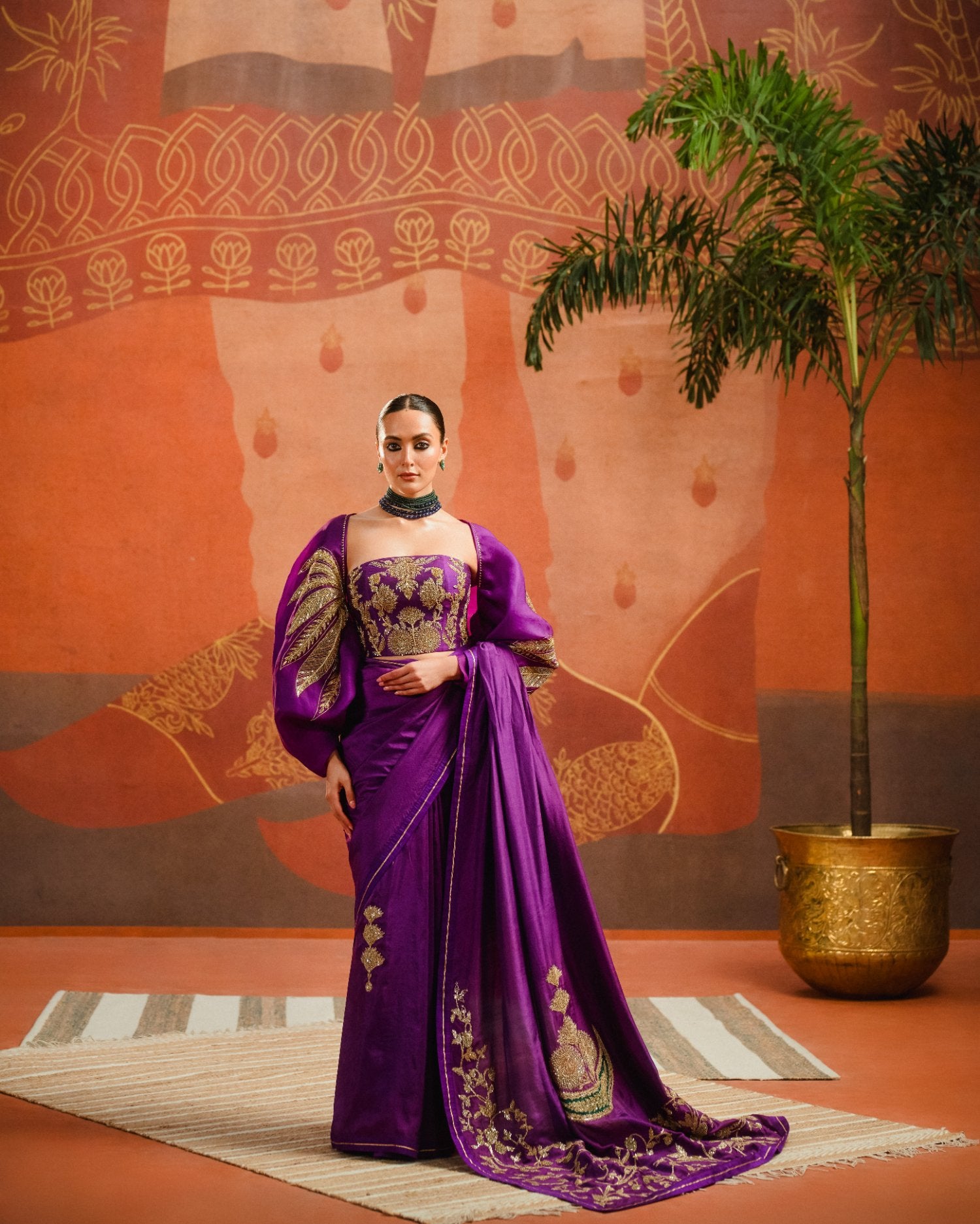 The Jamun Fizz Saree