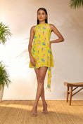 Load image into Gallery viewer, Lemon Jam & Toast Mini Wrap Dress
