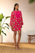 Load image into Gallery viewer, Hot Pink Lemon Frenzy Mini Dress
