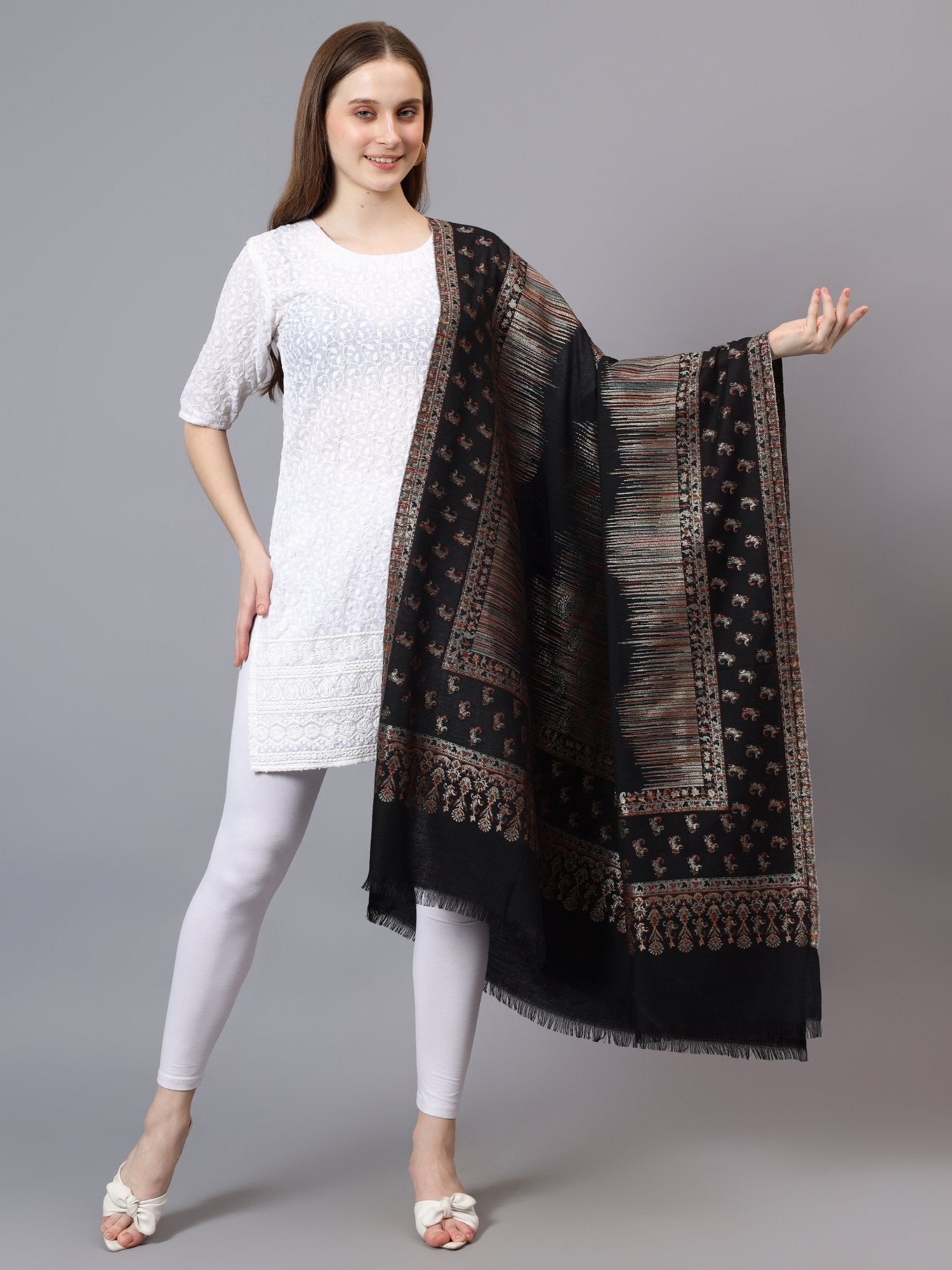 Women Fine Wool Shawl