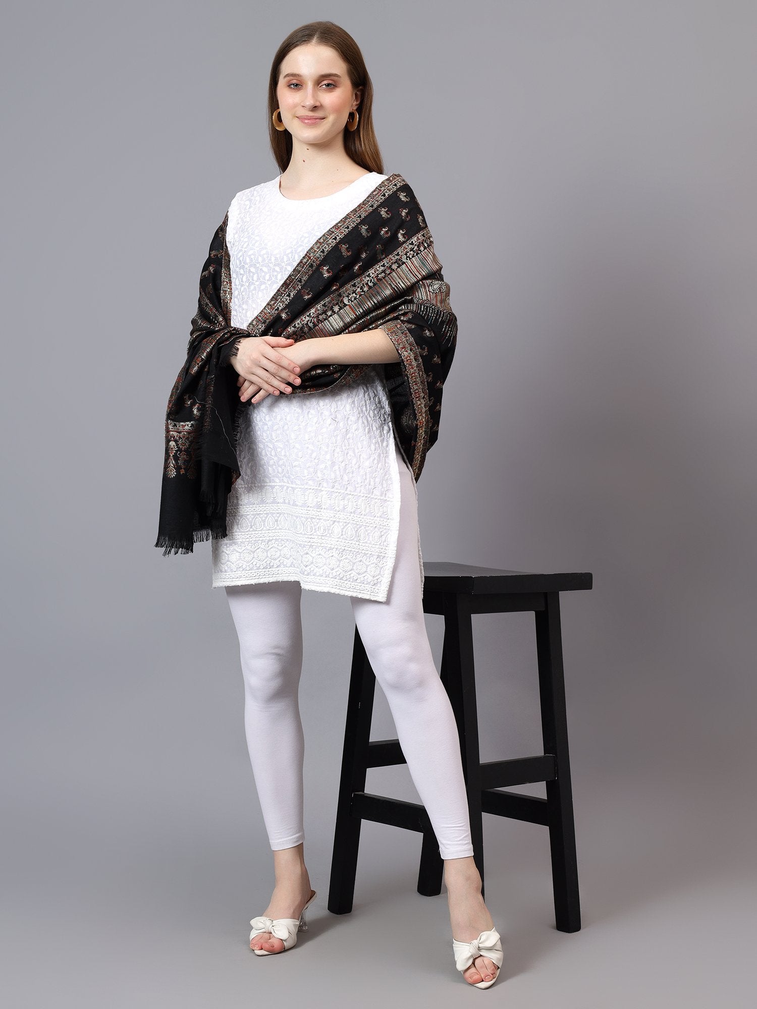 Women Fine Wool Shawl