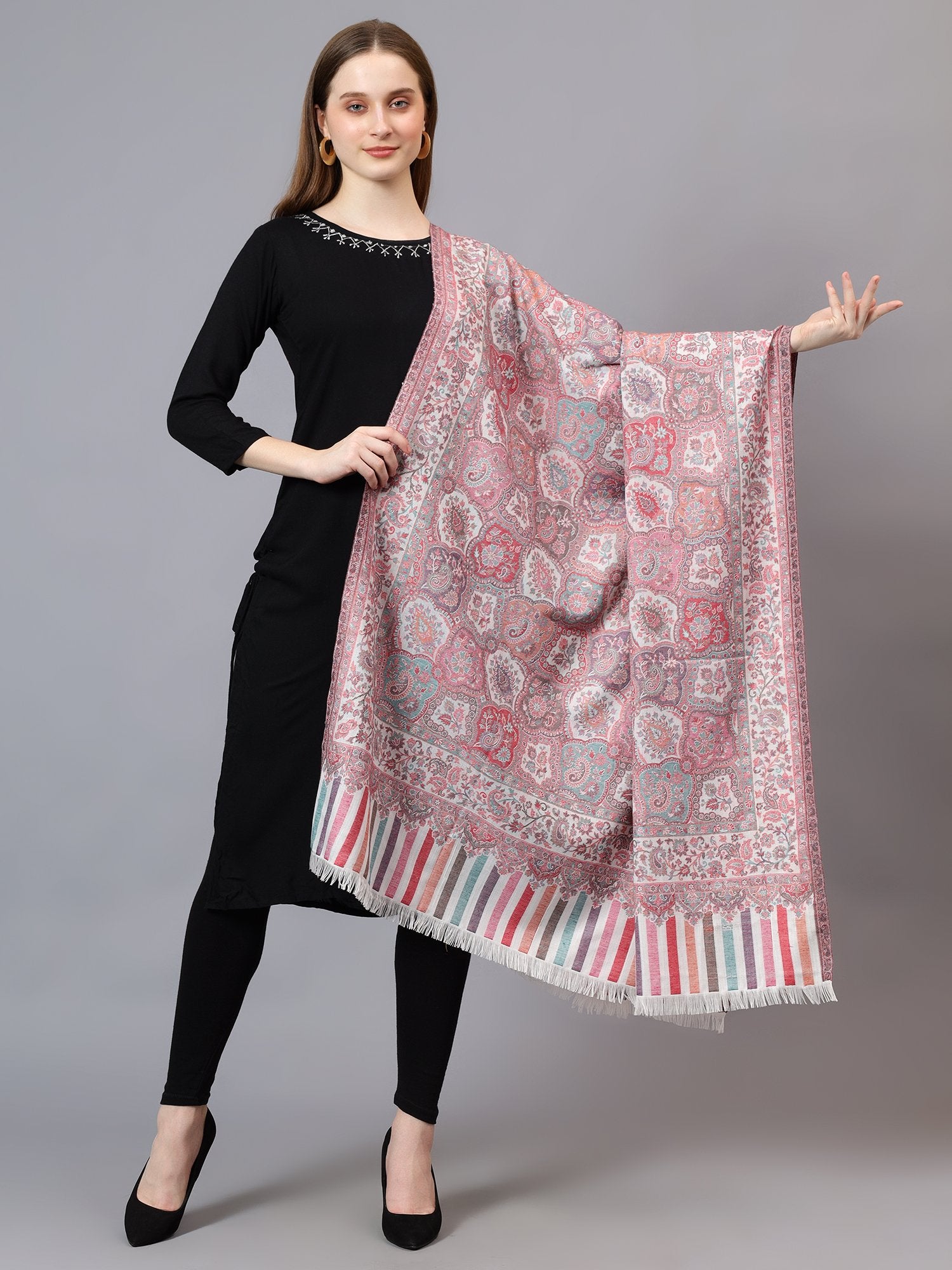 Women Faux Pashmina Shawl