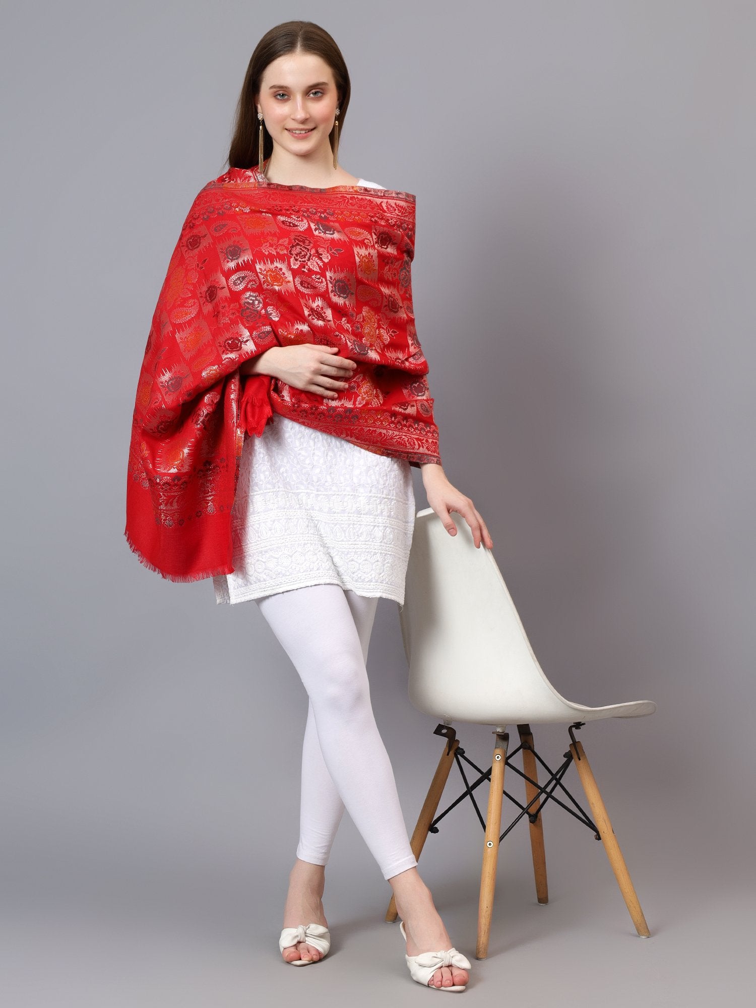 Women Fine Wool Shawl