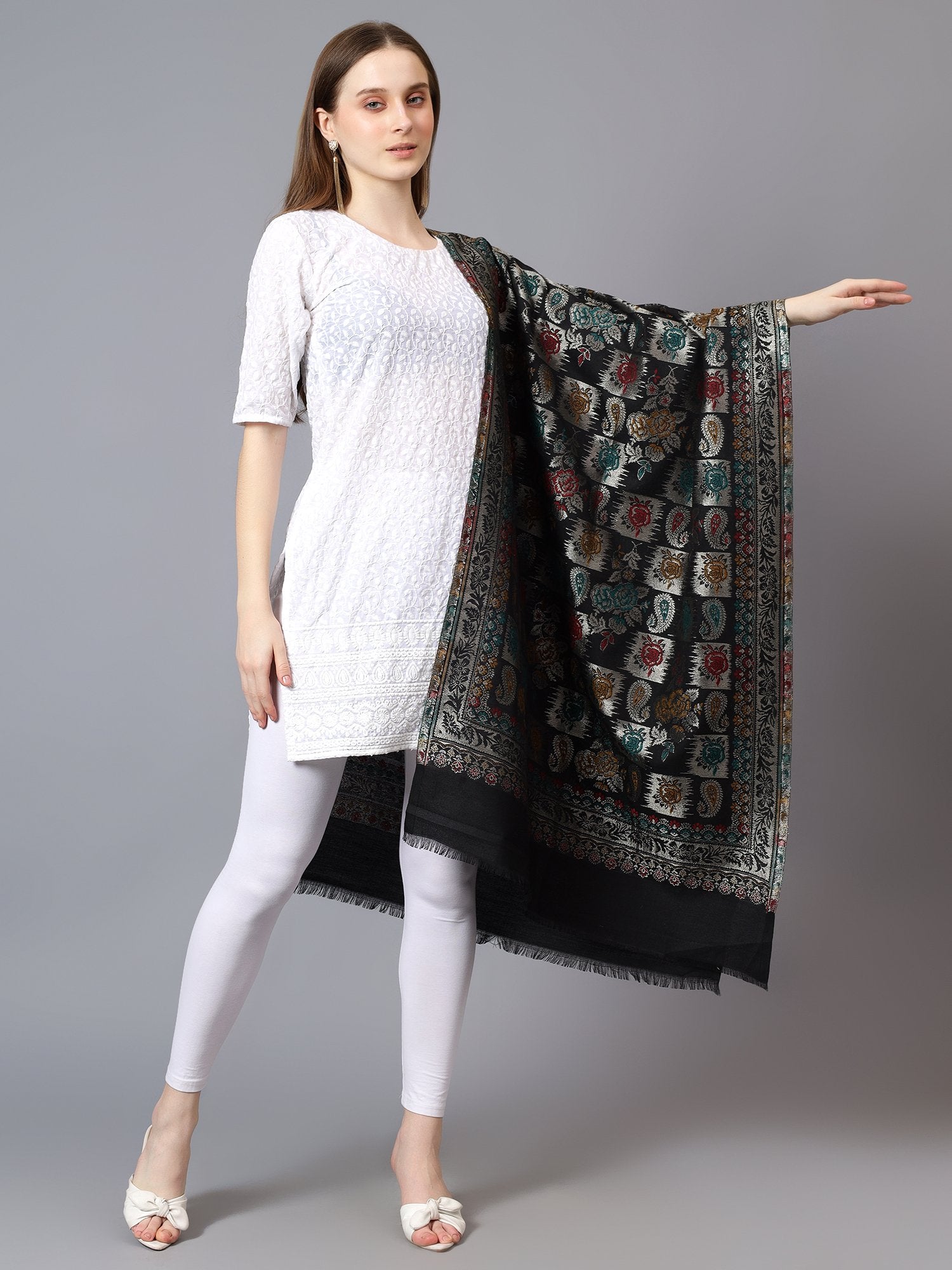 Women Fine Wool Shawl