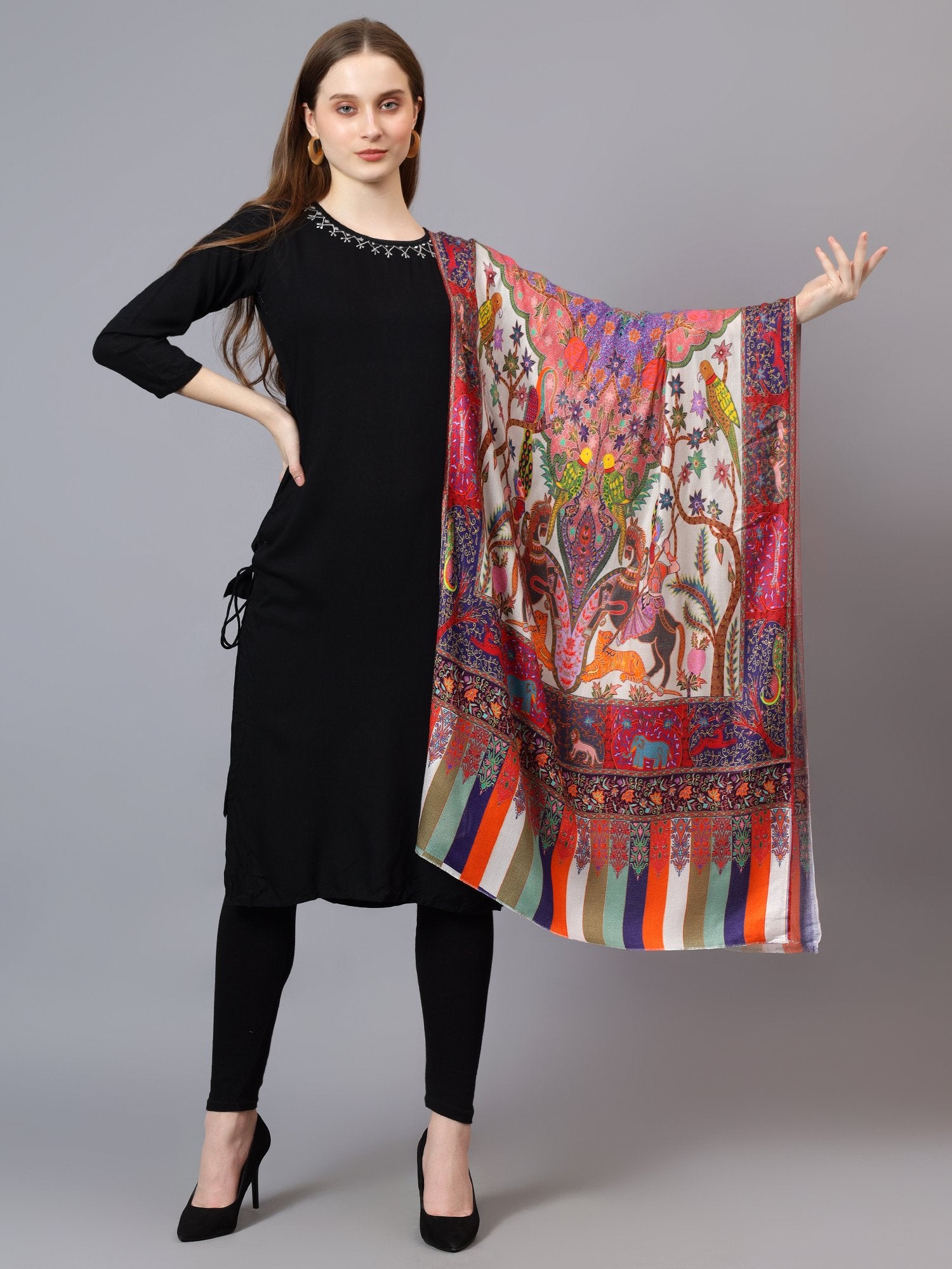 Women Modal Silk Stole