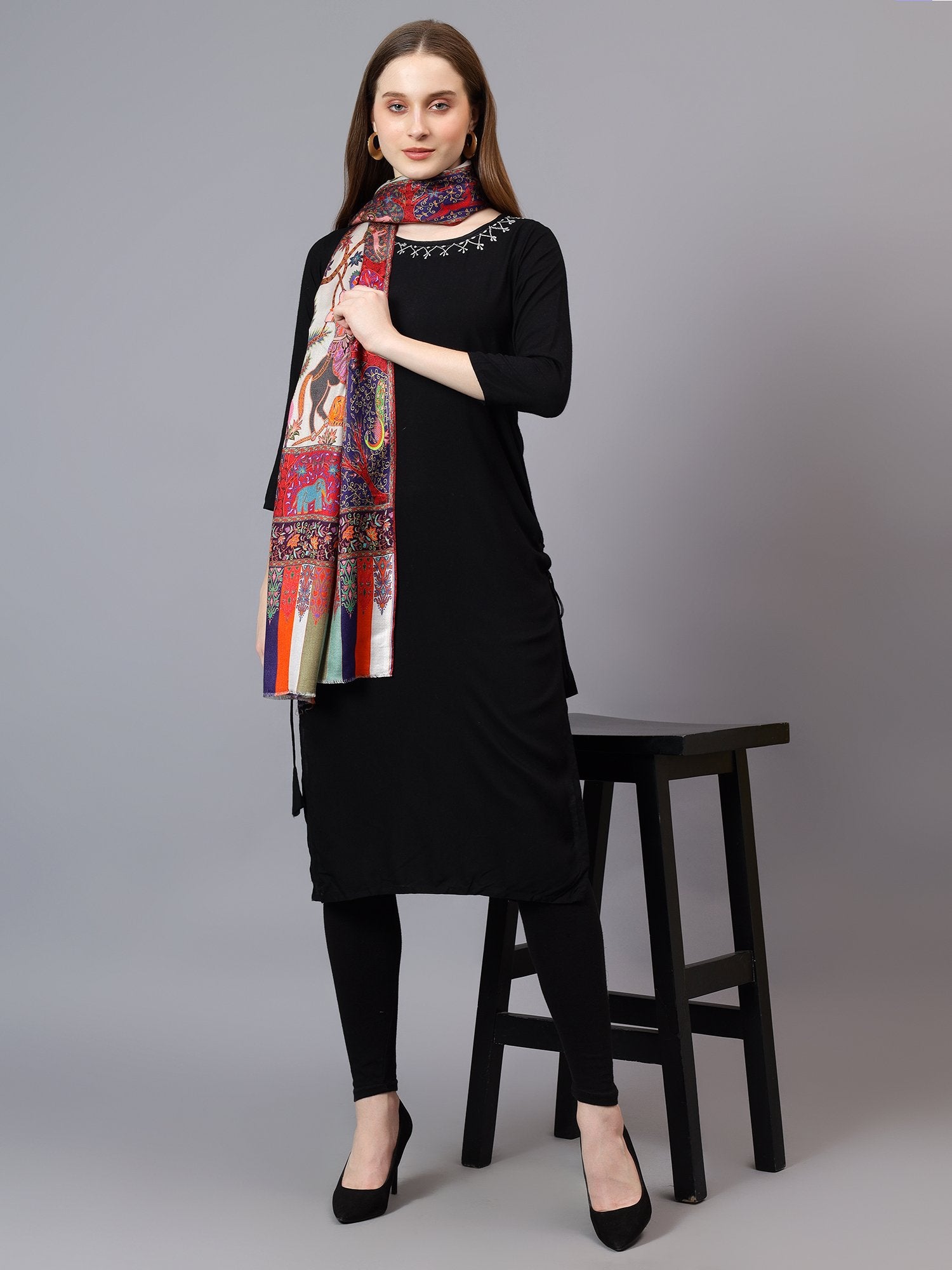 Women Modal Silk Stole