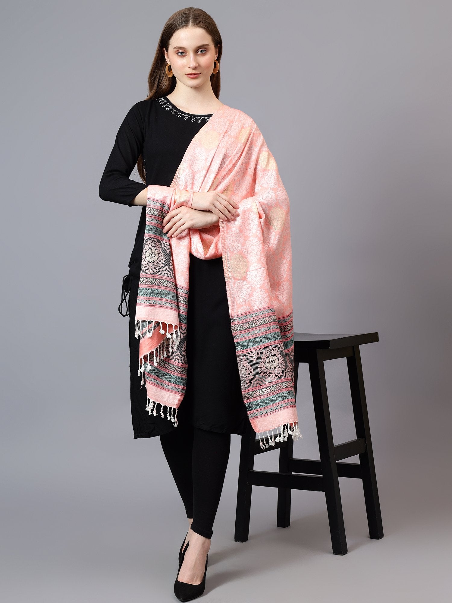 Women Fine Wool Stole