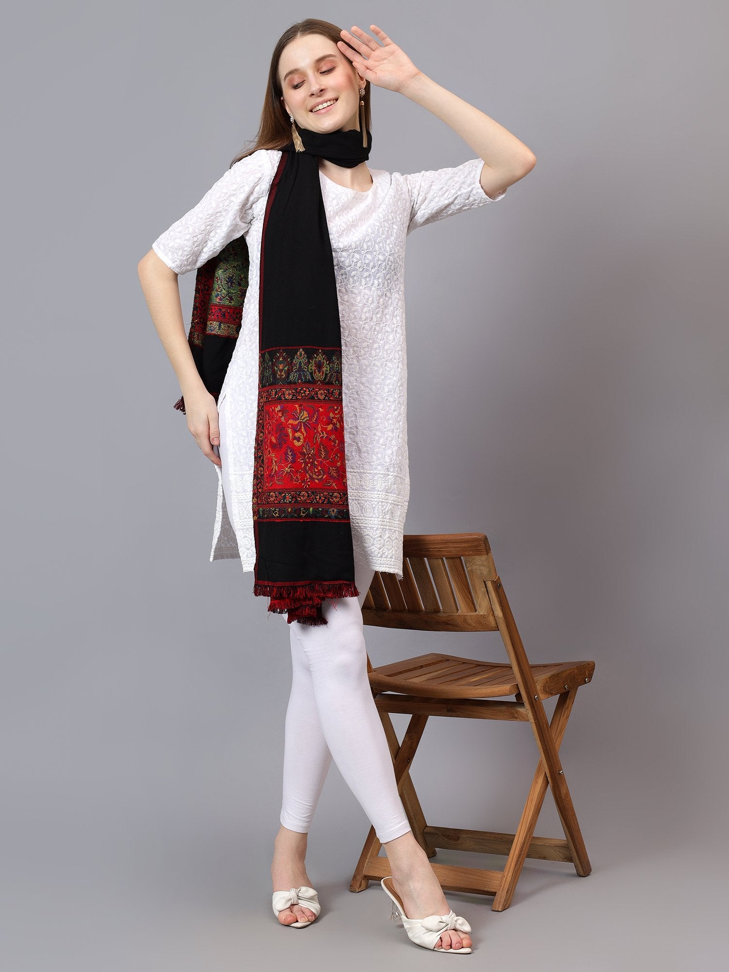 Women Fine Wool Stole