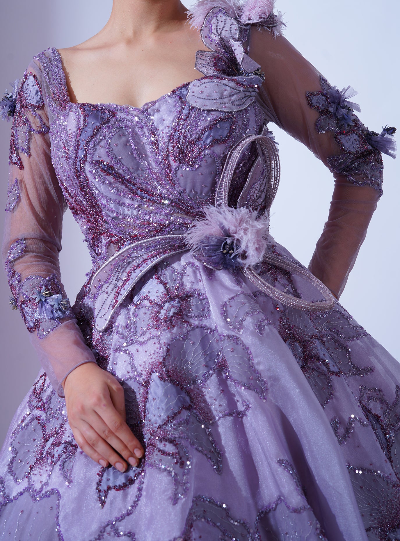 Mauve Gown