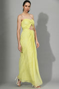 Load image into Gallery viewer, ENDLESS LOVE - Rusching Gown with knot draping & cuts
