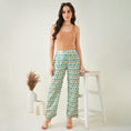 Load image into Gallery viewer, Green and Brown Polka Dot Pants
