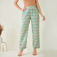 Load image into Gallery viewer, Green and Brown Polka Dot Pants
