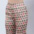 Load image into Gallery viewer, Grey and Pink Polka Dot Pants
