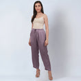 Load image into Gallery viewer, Purple Satin Pants
