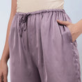 Load image into Gallery viewer, Purple Satin Pants
