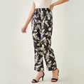 Load image into Gallery viewer, Black Baroque Print Pants
