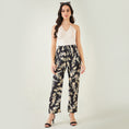 Load image into Gallery viewer, Black Baroque Print Pants
