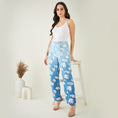 Load image into Gallery viewer, Blue Ombre Lurex Straight Pants
