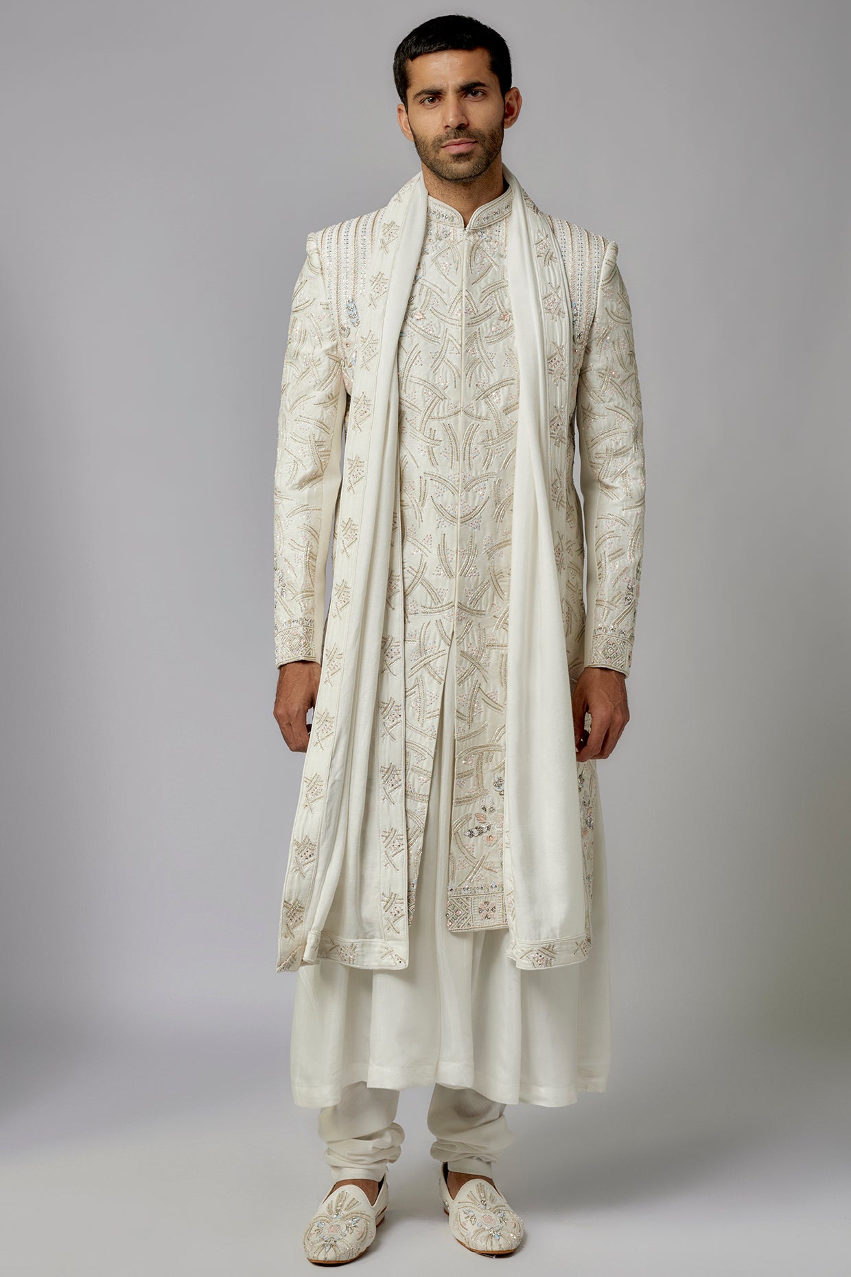 Sherwani Anarkali Set