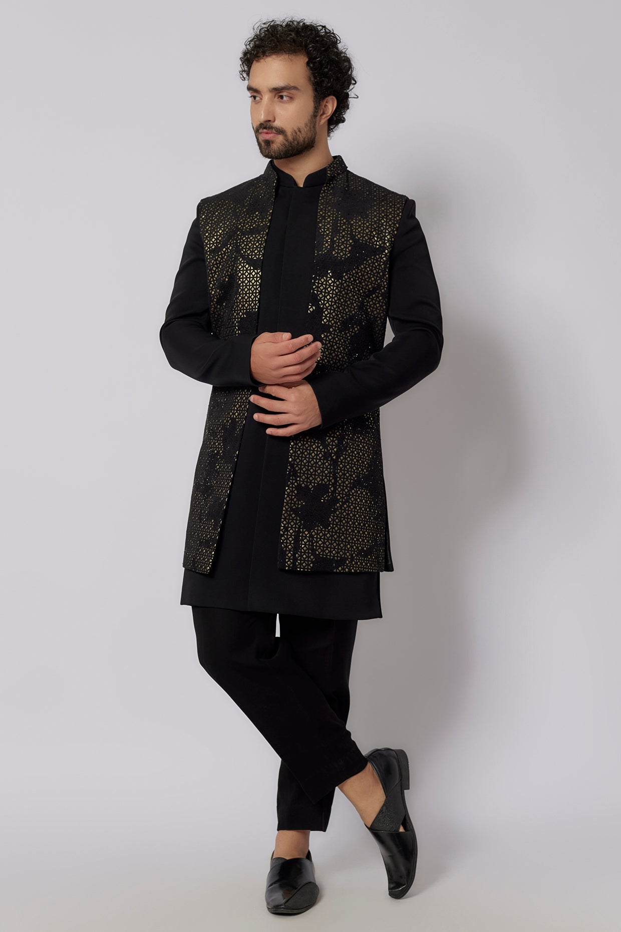 Indowestern Jacket Set