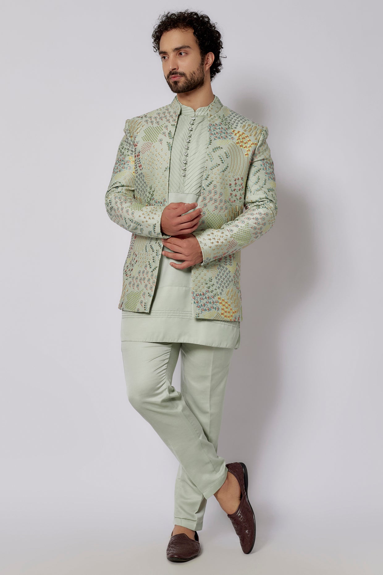 Indowestern Jacket Set