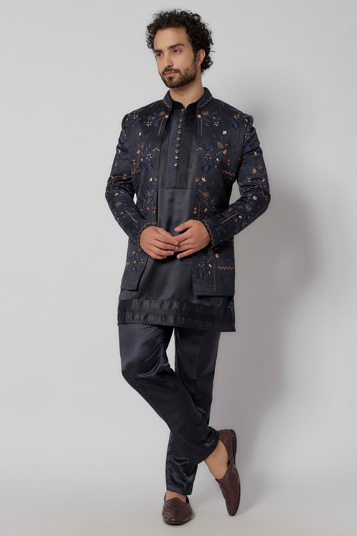 Indowestern Jacket Set