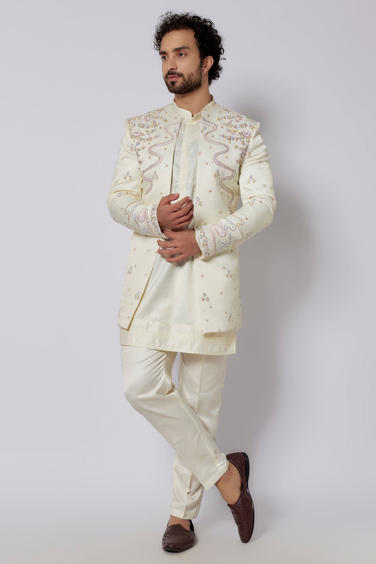 Indowestern Jacket Set