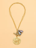 Load image into Gallery viewer, Twin Pearl ARIES Celestial Necklace
