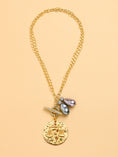 Load image into Gallery viewer, Twin Pearl LIBRA Celestial Necklace
