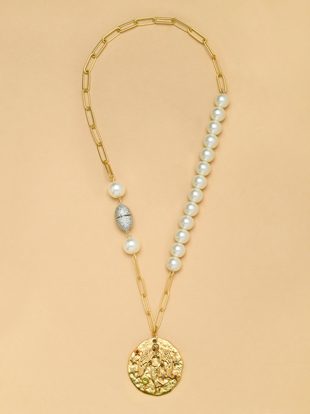 Pearl VIRGO Celestial Necklace