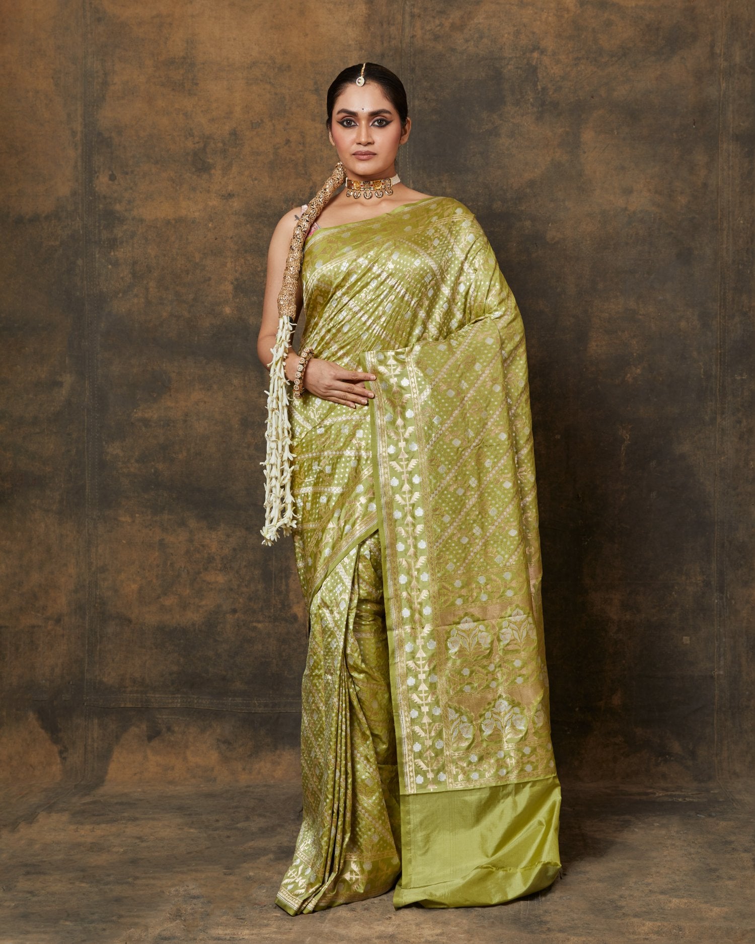 Green Silk Saree